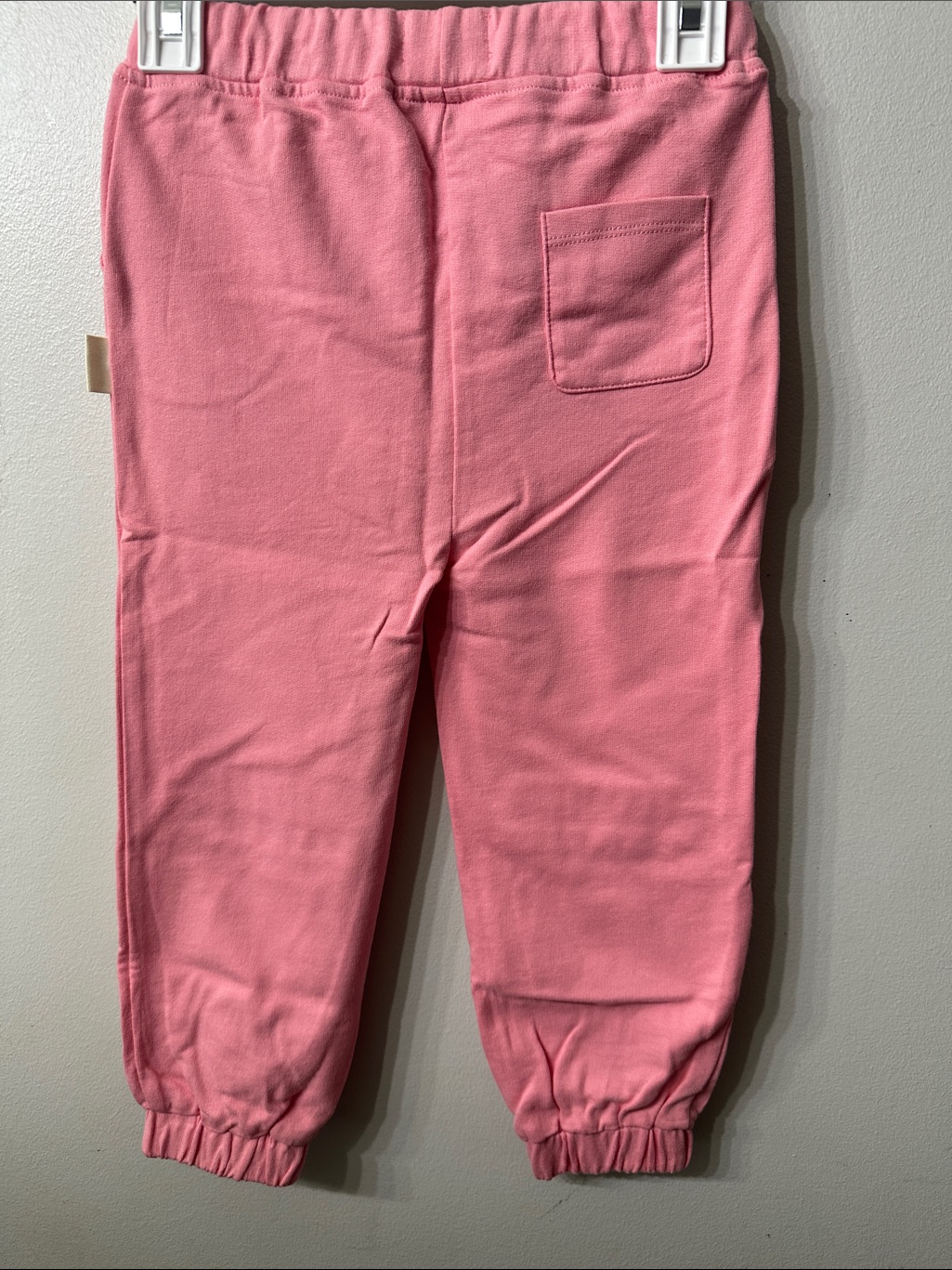 Dopple Essentials Organic Cotton Joggers 3t Pink Dianthus Nwt — image 8 of 8